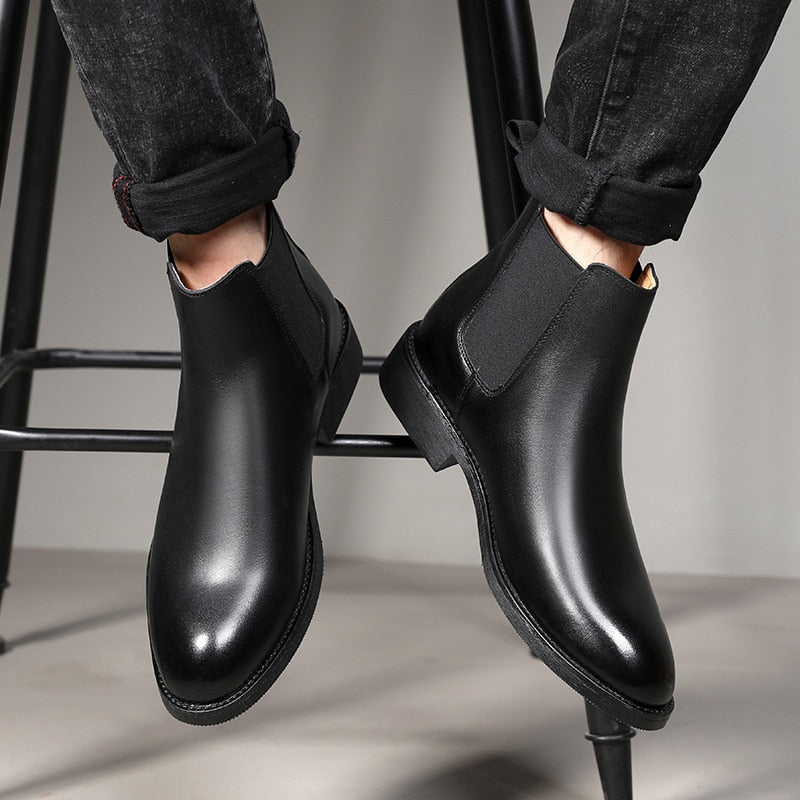 Men'S Genuine Leather Boots