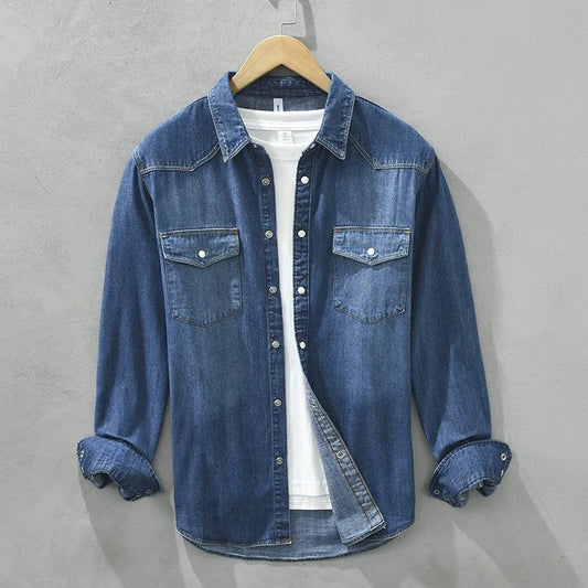 Alessio Cotton Denim Shirt