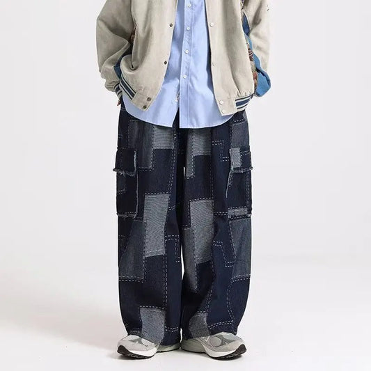 Madeira Patchwork Denim Jeans